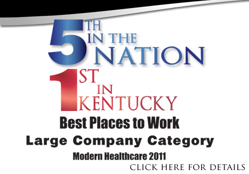 NATION�S ELITE: PMC voted 5th nationally, 1st in Ky. Best Places to Work