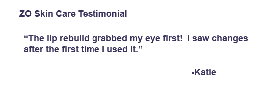 Patient testimonial from KAtie