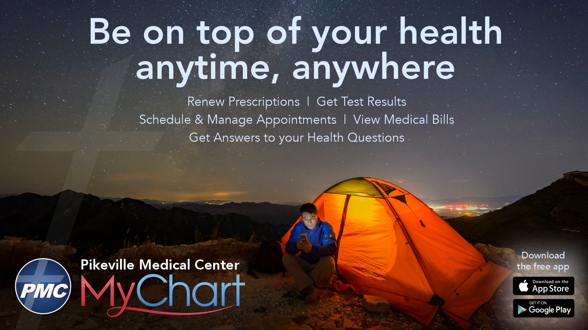Click here to get started with MyChart